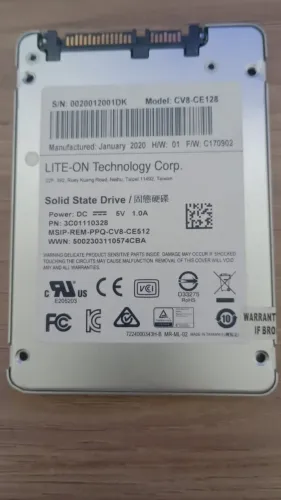 SSD 128GB com Thermal Pad