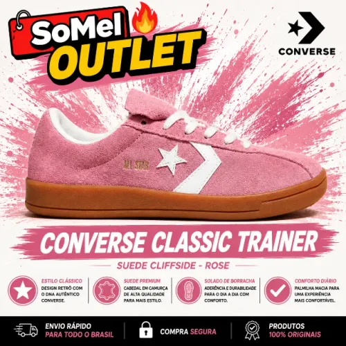 Converse Classic Trainer Suede Cliffside Rose