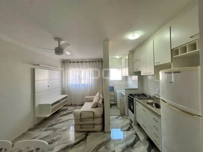Apartamento Mobiliado para Alugar com 1 quarto no bairro Nova Aliança, em Ribeirão Preto.