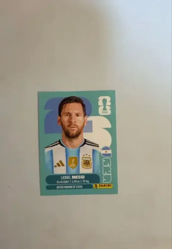 Figurinha do Messi Copa 2026 Craque