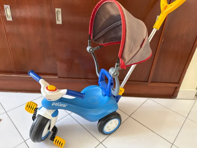 Triciclo Policar - Motoca - com aste 