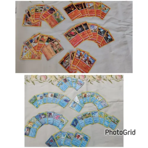 Lote de Cartas Pokémon - Comum e Incomum - +382 cartas
