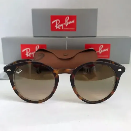 Óculos Rayban Round Lente Cristal - Kit Completo
