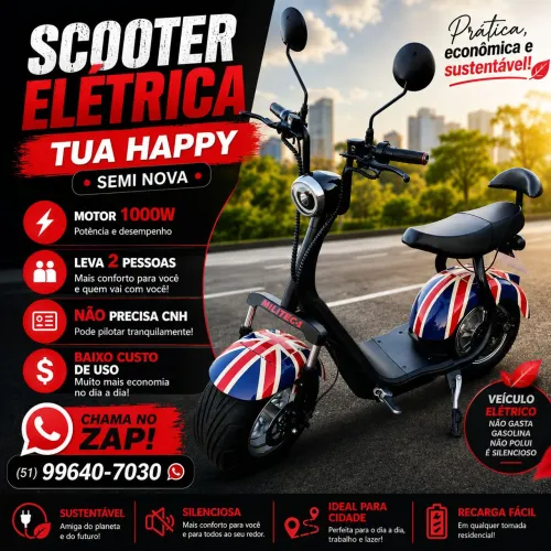 Scooter eletrica 1000w 
