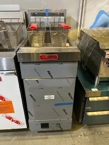 Fritadeira a gás 25L 90.000btus alta produção - pronta entrega