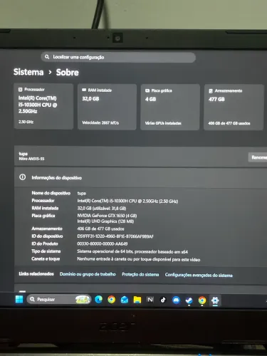 Notebook Gamer Acer Nitro 5