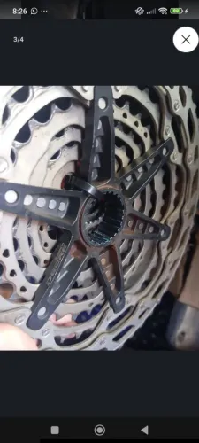 Vendo relação Shimano deore micro spray 12v coroa 34t corrente 12v