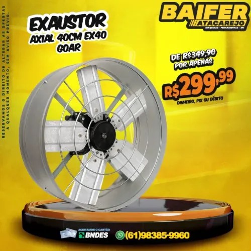 Exaustor Axial 40cm EX40 Goar