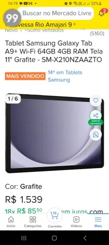 Tablet samsung 