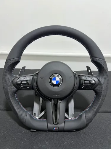 Volante bmw M sport couro base reta all black