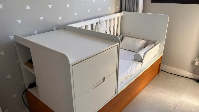 Berço Formare - Multifuncional - Branco Soft / Freijó
