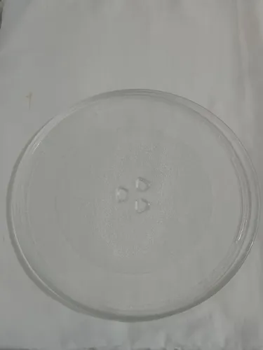 Prato de microondas giratório de vidro