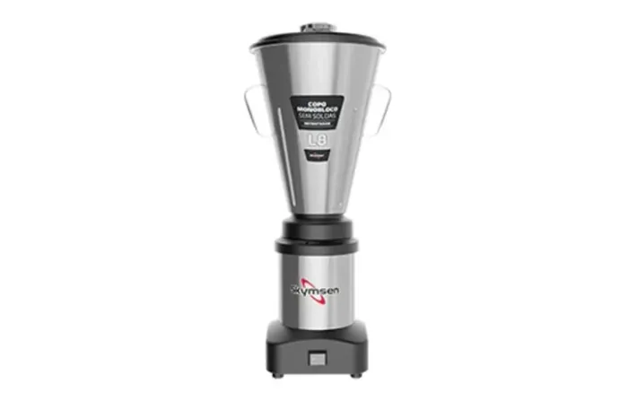 Liquidificador 8 L Bivolt Industrial Inox, Copo Monobloco Skymsen L8