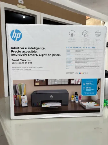 Impressora HP tank 584 nova 