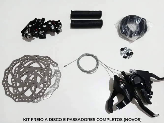 Kit Freio À Disco Completo Para Bikes Aro 24, 26, 27.5 e 29