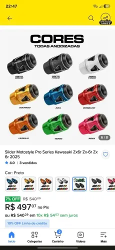 Slider zx6r