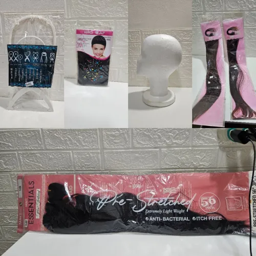 Suporte para perucas e mecha 