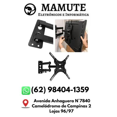 Suporte Articulado TV 32" a 55" Polegadas  Lcd Led Plasma 
