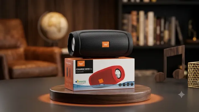 CAIXINHA DE SOM BLUETOOTH PORTÁTIL - NOVA!