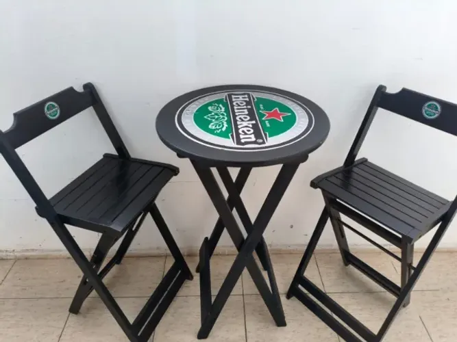 Mesa Bistrô Dobrável Heineken