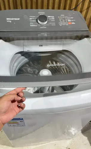 Brastemp 14 kg cesto de inox máquina de lavar roupa 