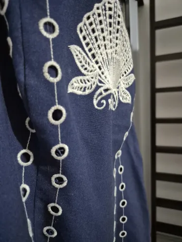 FARM- vestido bordado antônia azul recife 