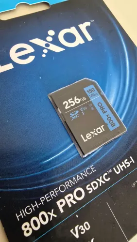 Cartão de memória Lexar 256 Gb classe 10 10 mb/s (câmera profissional) sd card