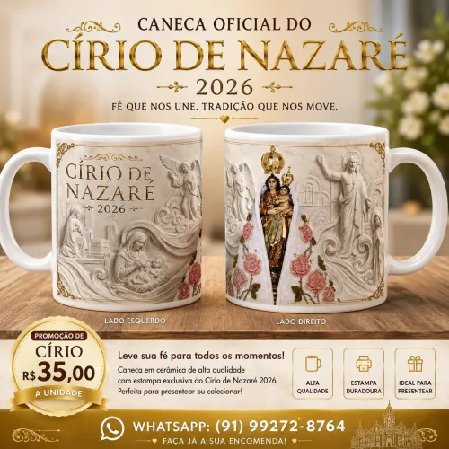 Canecas personalizadas dos círio