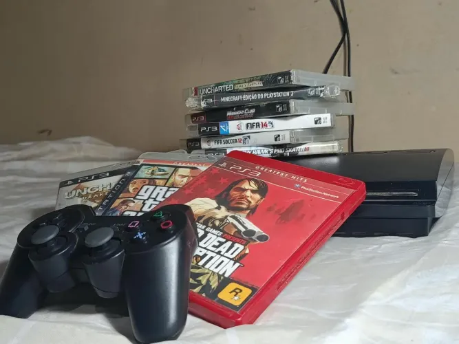 PS3 Slim Desbloqueado 465GB