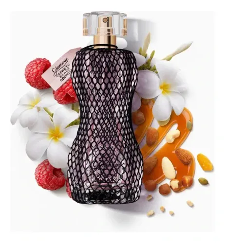 Colônia Glamour Secrets Black 75ml, Feminino.