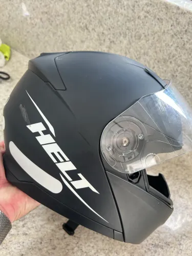 Capacete Helt Escamoteável Viseira Dupla