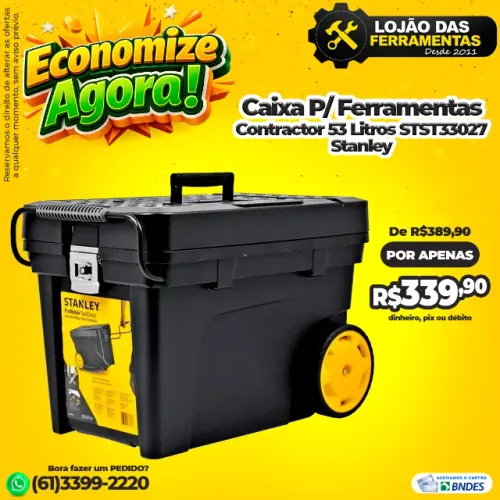 Caixa Para Ferramentas Contractor 53 Litros STST33027 Stanley