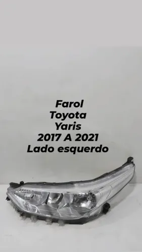 Farol Toyota Yaris 2017 2018 2019 2020 2021 Lado Esquerdo