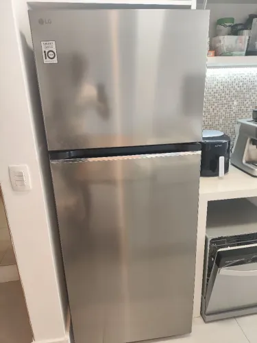 Refrigerador LG em Inox em 10X no cartao