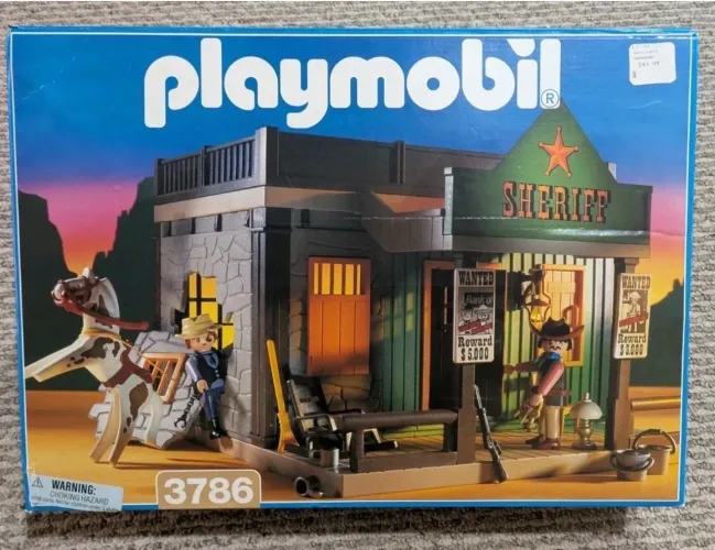 Playmobil 3786- Western Oficina do Xerife Completo (usado)sem caixa
