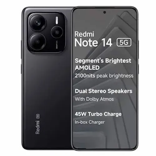 REDMI NOTE 14 5G NEGRO 8GB RAM 256GB ROM 