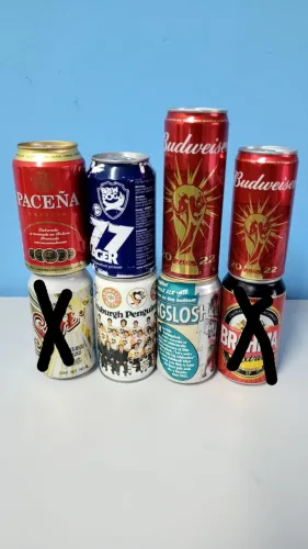 Coleção Lata antiga beer coleção cervejas - latas vazias, favor ler anuncio