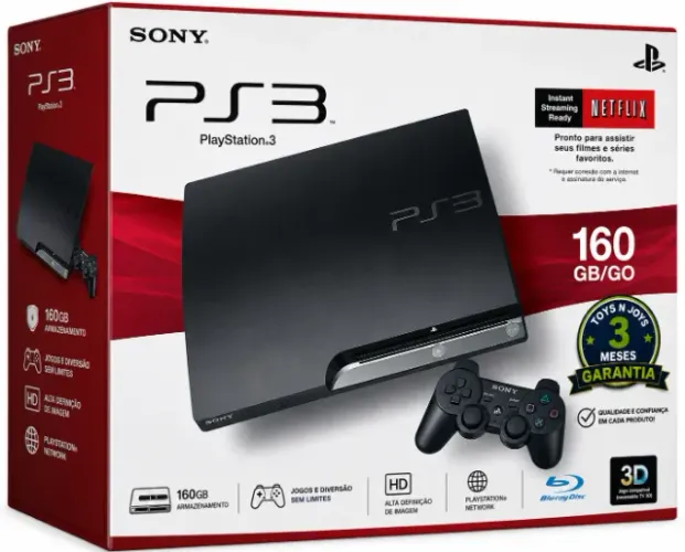 Sony Playstation 3 Slim Desbloq 160GB + Garantia