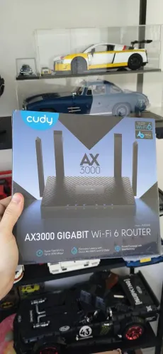 Roteador Cudy WR3000 Preto Mesh AX3000 Gigabit WiFi 6