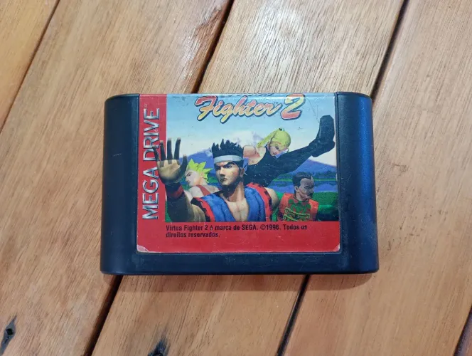 Cartucho para mega drive virtua fighter 2