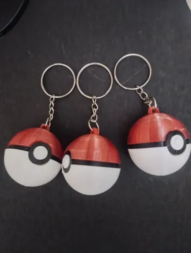 Chaveiros pokebola,gato caveira 3d em pla