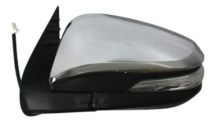 Retrovisor Toyota Hilux 2016 A 2025 Elétrico Cromado C/pisca