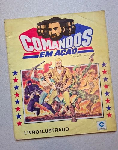 Álbum de Figurinhas COMANDOS EM AÇÃO