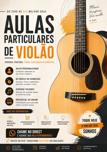 Aula particular de violão 