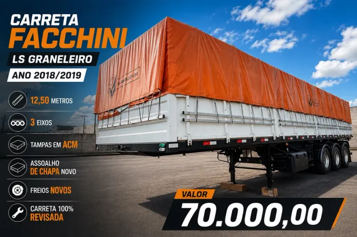 Carreta Facchini LS Graneleiro 18/19