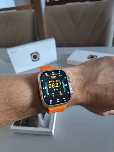 Smartwatch W68+ Ultra - Laranja | Novo