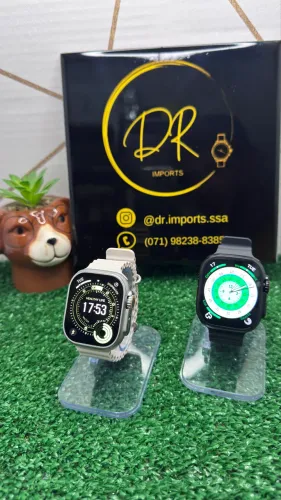 Smartwatch Lançamento U5 Plus tela Amoled Responde WhatsApp 49mm