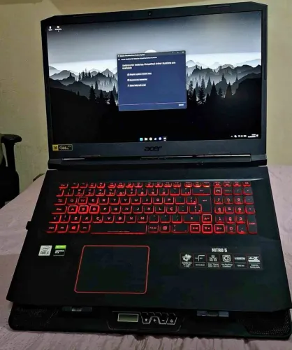 Notebook Acer i5 16Gb 17 polegadas 144hz RARO (Aceito trocas) Leia a descrição.