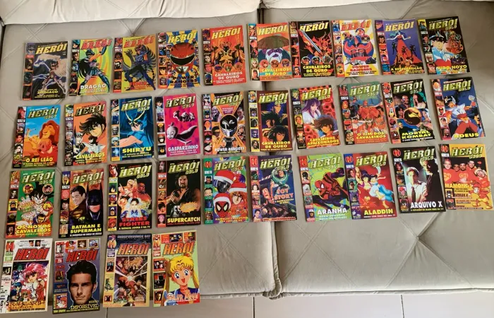 34 Revistas herói + herói gold 