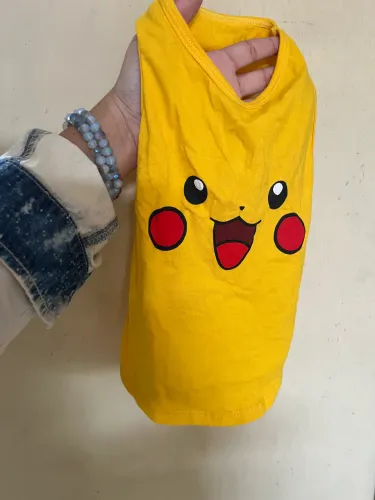 Roupa para pet do picachu